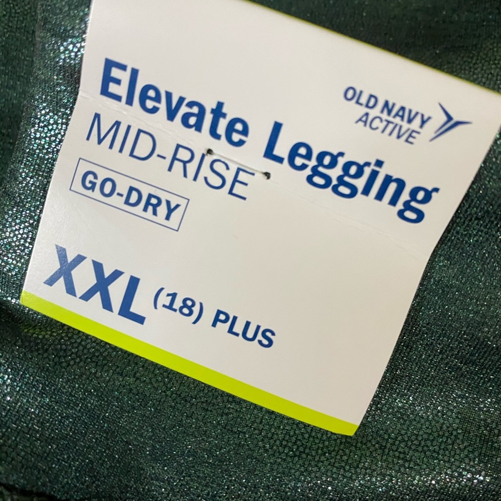 Shimmer Leggings - Elevate Go Dry Mid-Rise